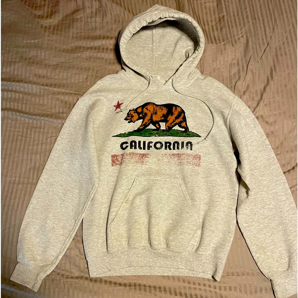 Authentic California State Flag Hoodie Size Small